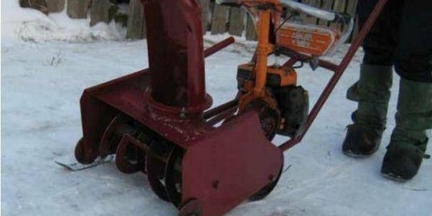 Kako napraviti fen za snijeg od kultivatora